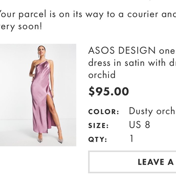 ASOS Satin Dress - Picture 2 of 4